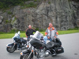 Tom and Rick on the Blue Ridge Parkway
